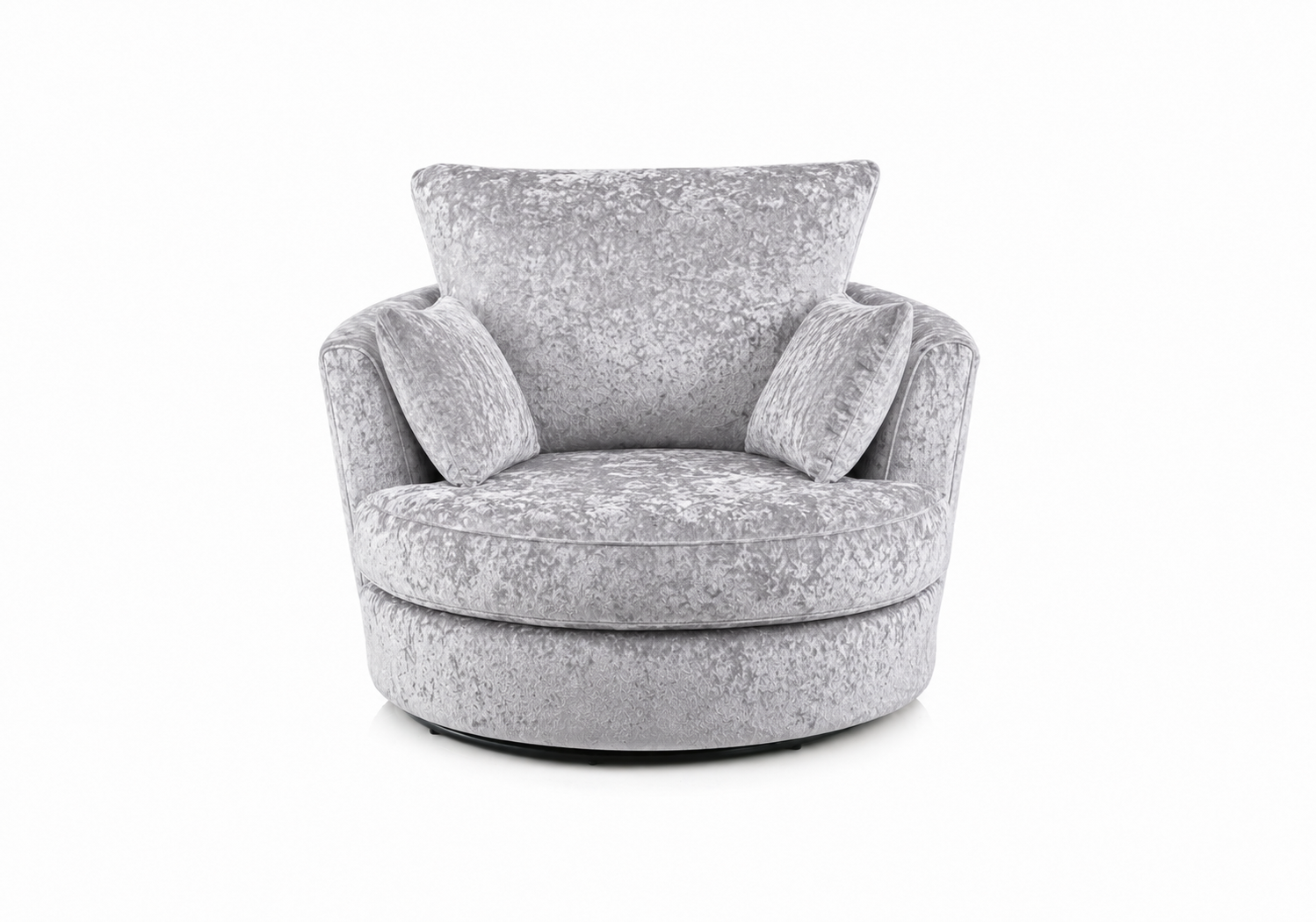 Crush Velvet Swivel Chair