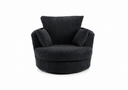 Jumbo Cord Swivel Chair