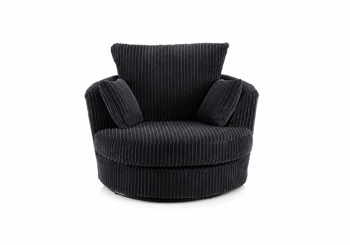 Jumbo Cord Swivel Chair
