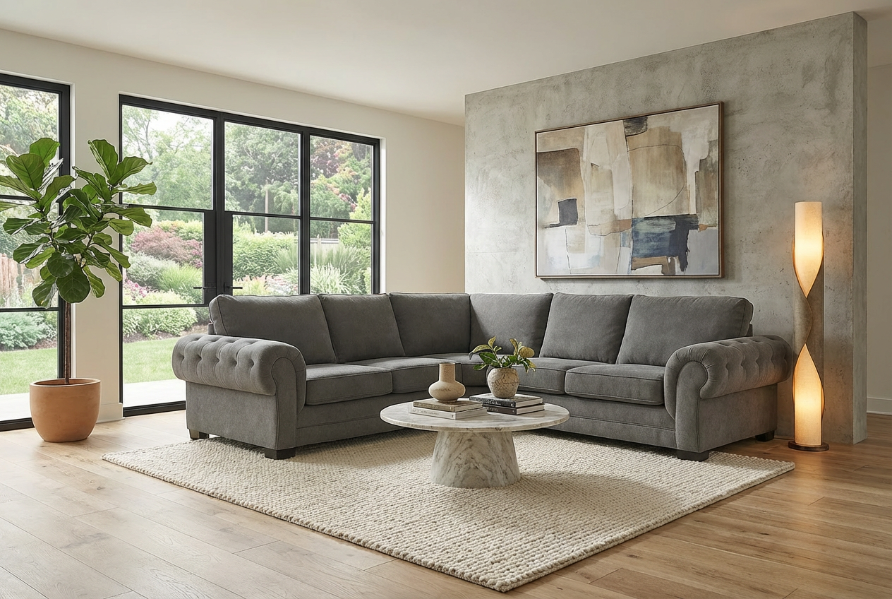 Verona Full Back Corner Sofa