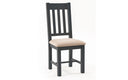 Bordeaux Dining Set (6 Chairs) - Dark Grey