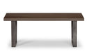 Brooklyn Bench - Dark Oak