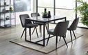 Chicago Dining Table & 4 Burgess Dining Chairs