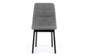 Hayden Panelled Dining Chair - Grey Linen