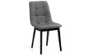 Hayden Panelled Dining Chair - Grey Linen