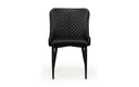 Luxe Faux Leather Dining Chair