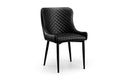 Luxe Faux Leather Dining Chair