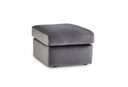 Chicago LuxVelvet Swivel Chair & Footstool